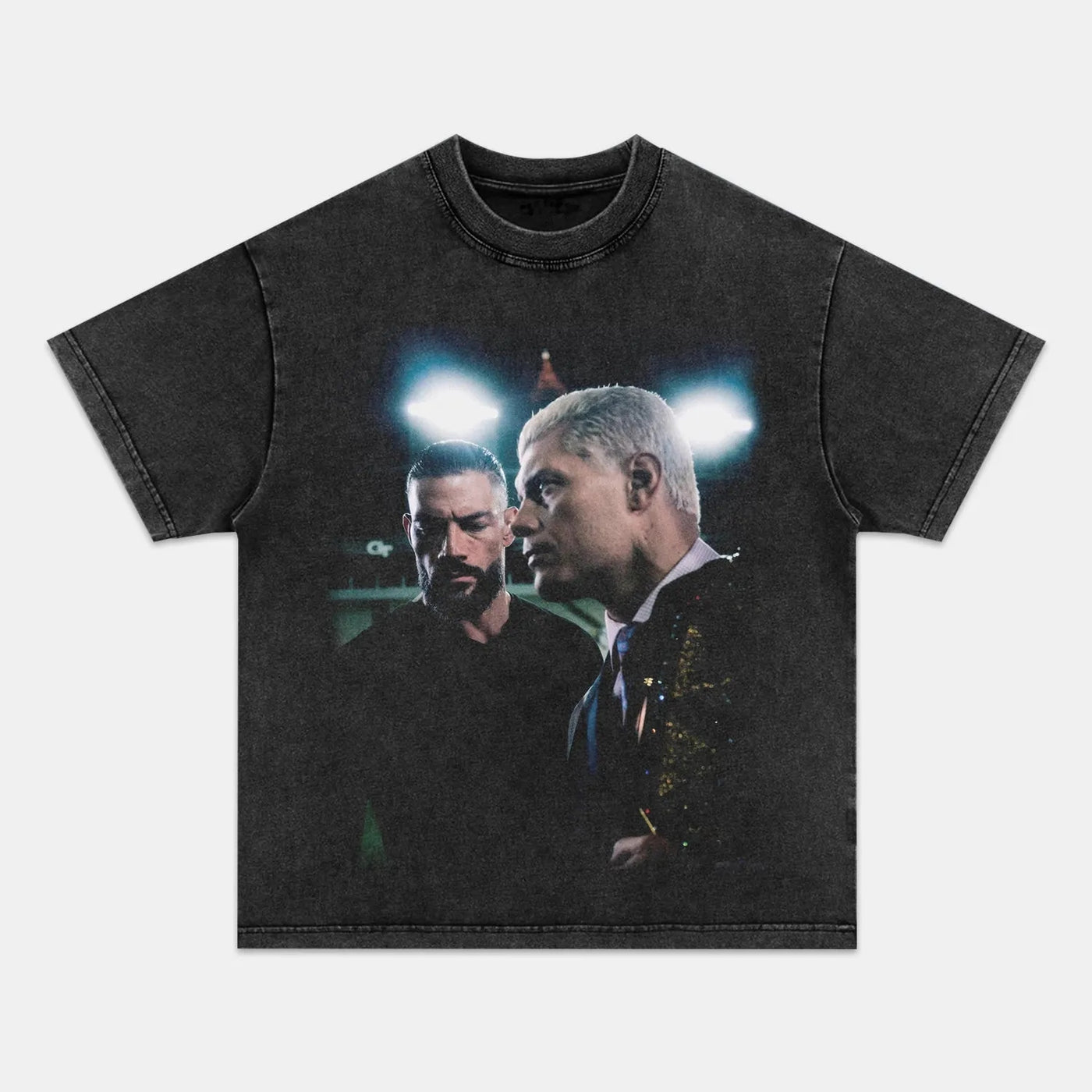 Cody Rhodes & Roman Reigns Vintage Heavyweight Graphic T-Shirt — product image 3