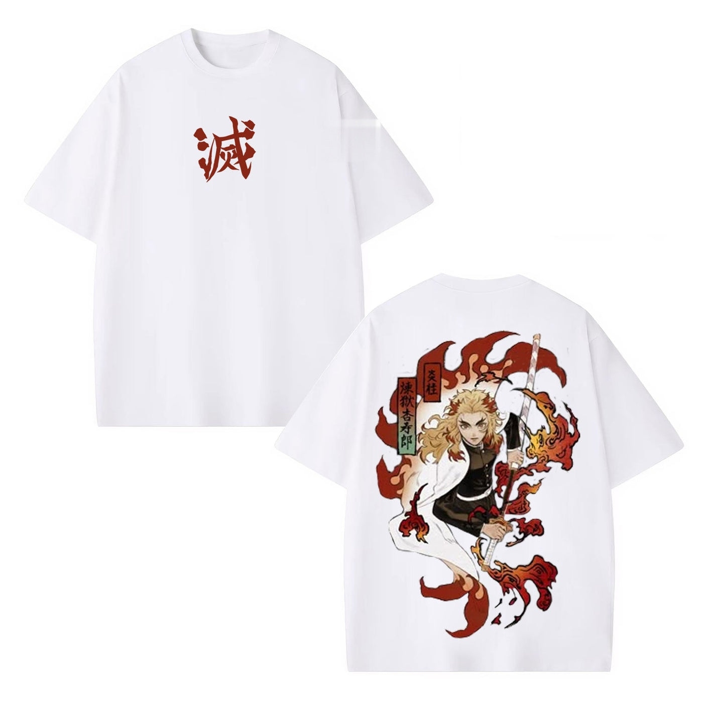 Anime Graphic Demon Slayer Vintage Heavyweight Graphic T-Shirt — product image 3