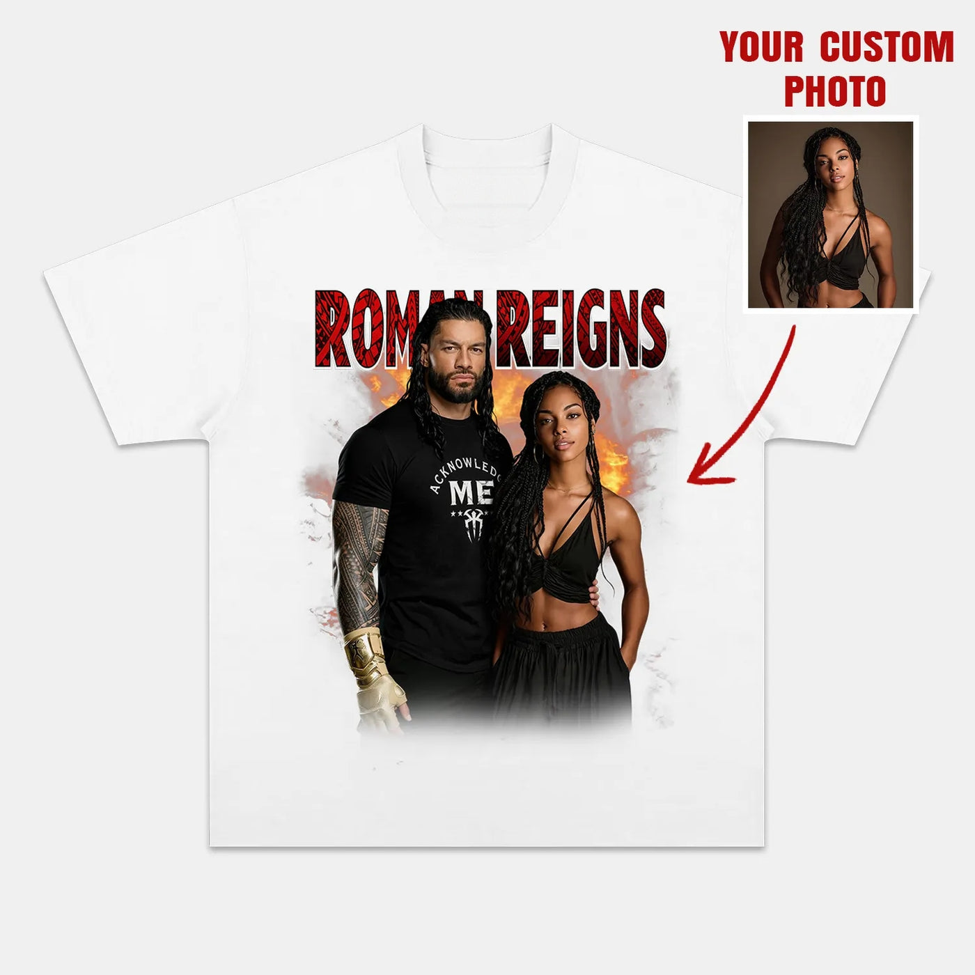 Roman Reigns Tribal Chief Custom Graphic Tee — product image 3