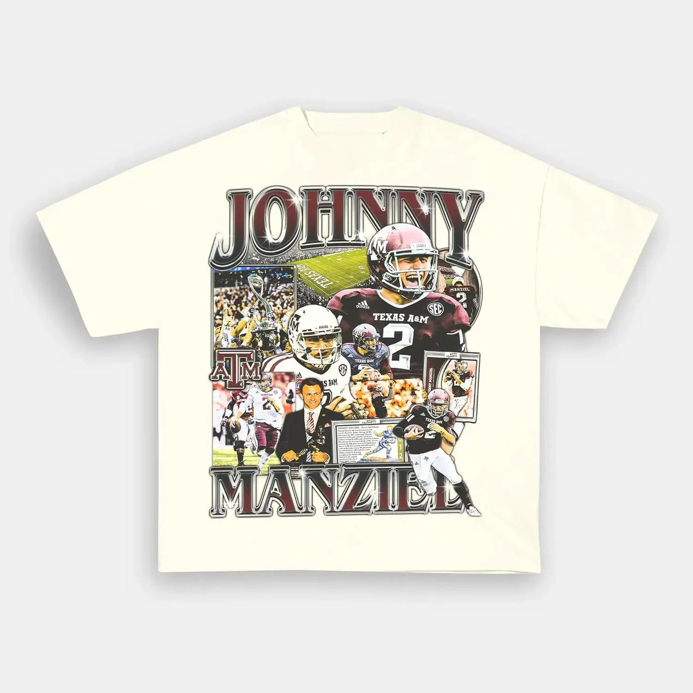 Johnny Manziel Johnny Football Vintage Heavyweight Graphic T-Shirt — product image 3