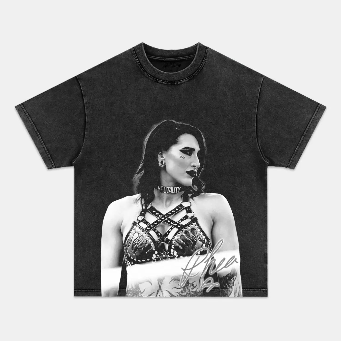Rhea Ripley Vintage Heavyweight Graphic T-Shirt — product image 3