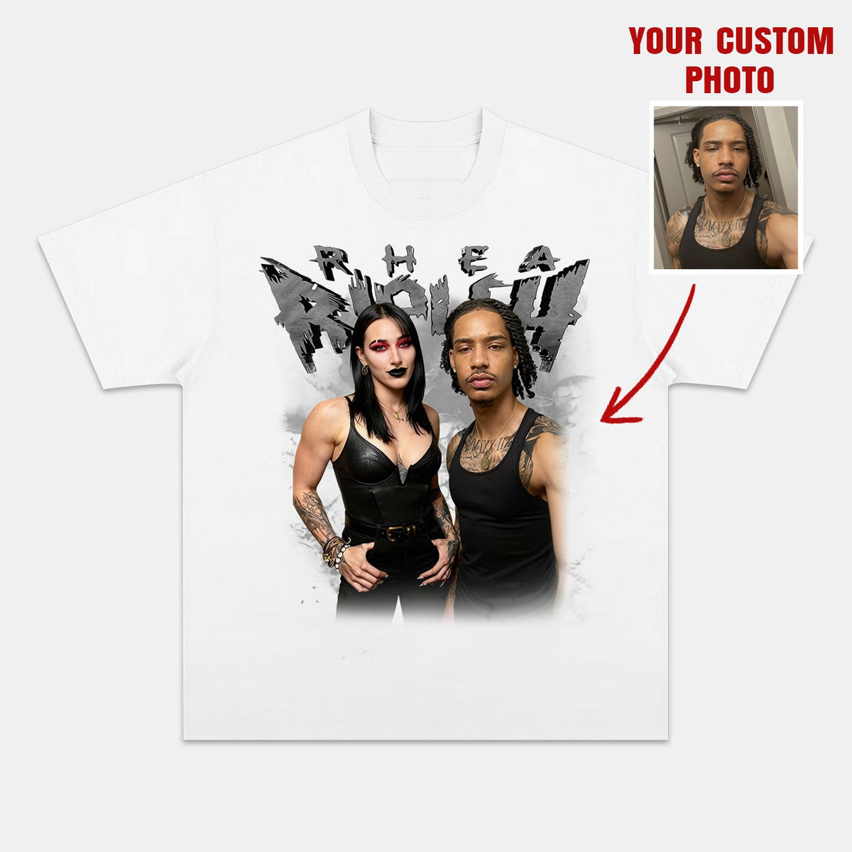 Rhea Ripley 'Eradicator Mami' Gothic Wrestling Graphic Tee — product image 4