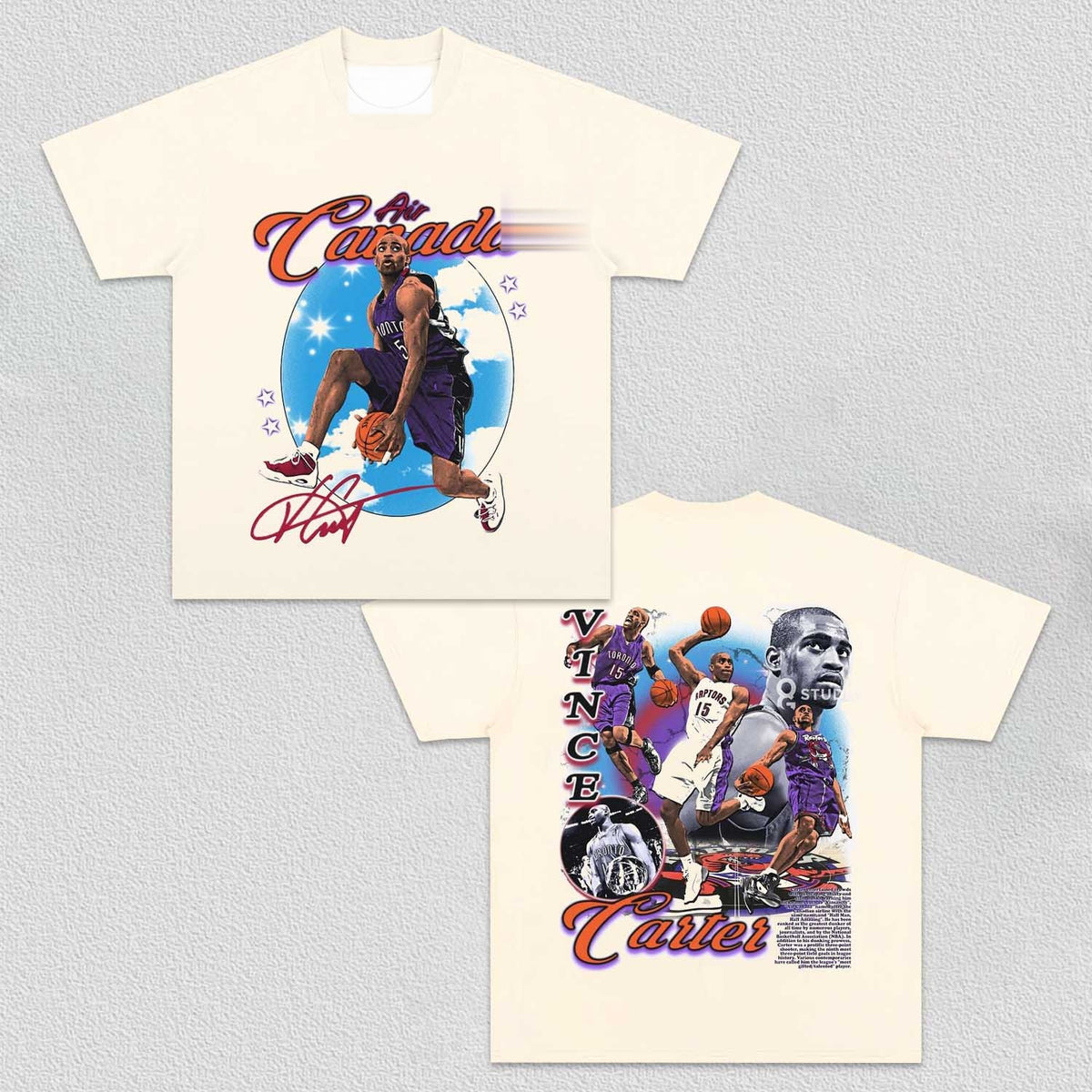 Vince Carter Toronto Raptors Vintage Graphic Tee — product image 4