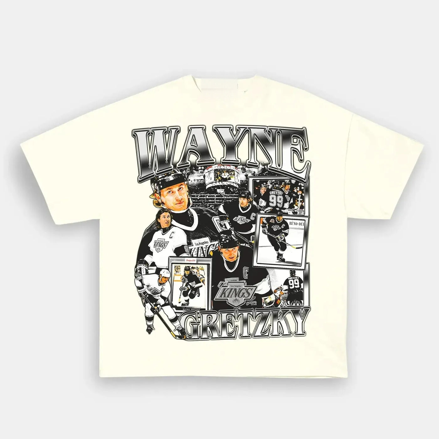 Wayne Gretzky LA Kings The Great One Vintage Graphic Tee — product image 4