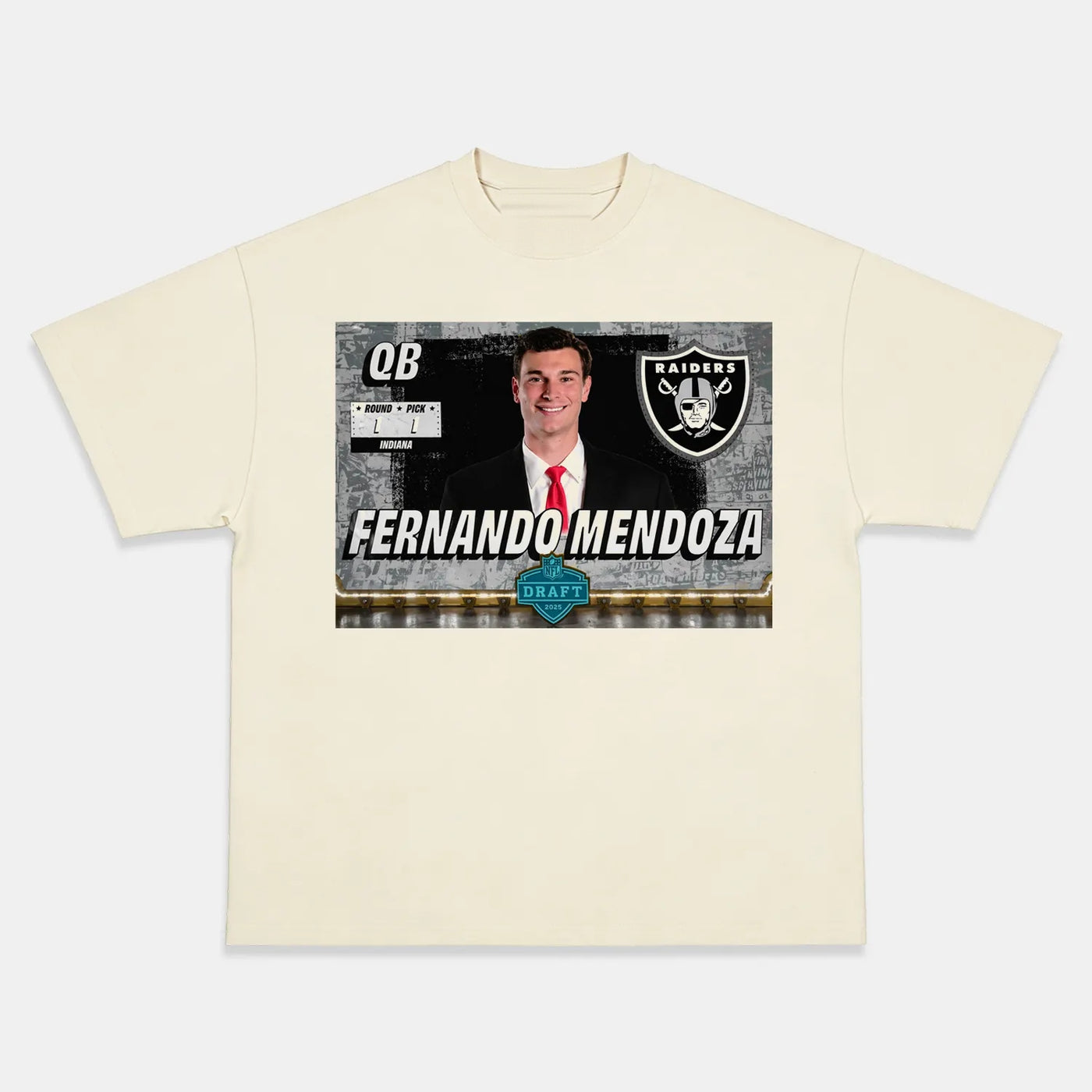 Fernando Mendoza 'Cal Golden Bears' QB Vintage Football Tee — product image 4