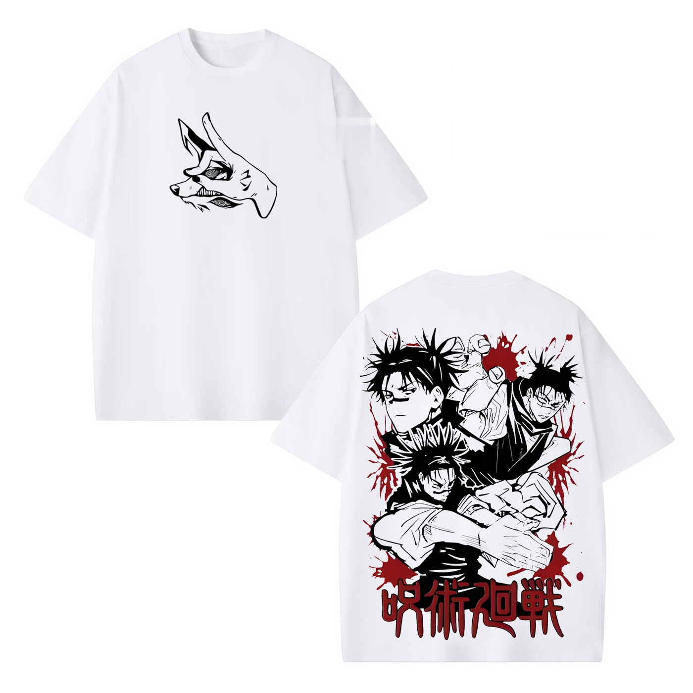 Jujutsu Kaisen Oversized Anime Graphic Tee — product image 4