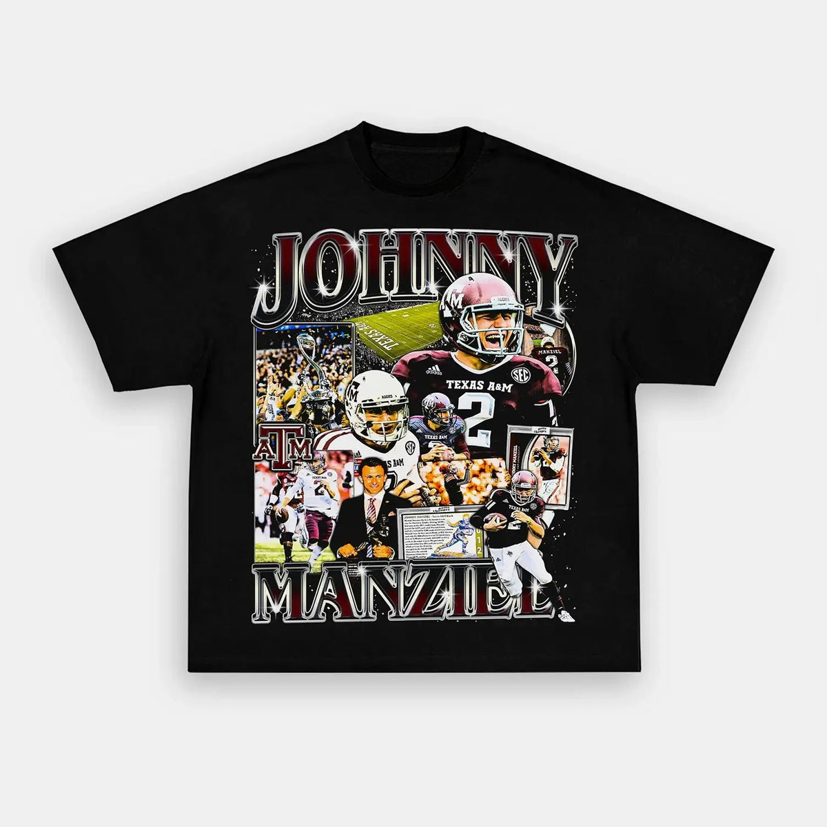 Johnny Manziel Johnny Football Vintage Heavyweight Graphic T-Shirt — product image 4