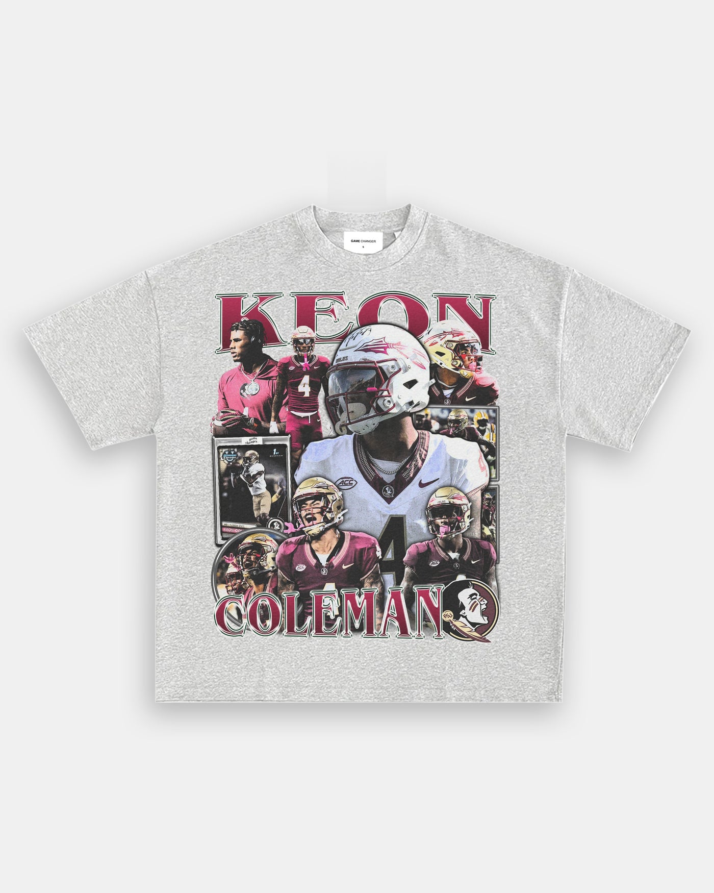 Keon Coleman Florida State Seminoles Vintage Graphic Tee — product image 5