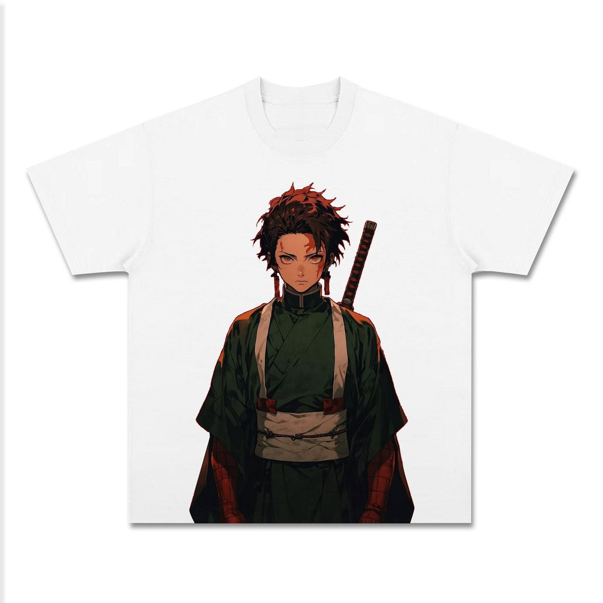 Anime Graphic Demon Slayer Front-Print Heavyweight Graphic T-Shirt — product image 4