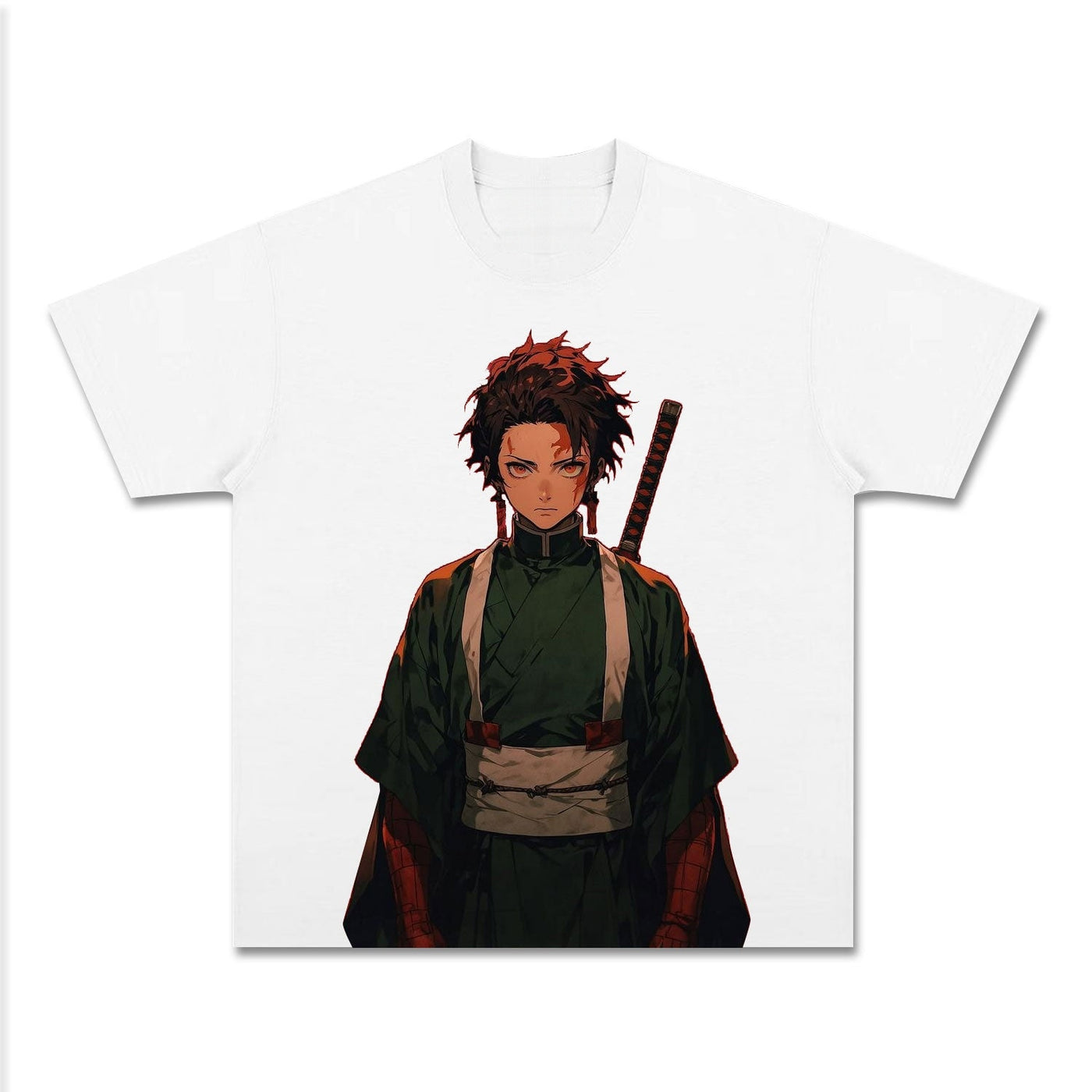Anime Graphic Demon Slayer Front-Print Heavyweight Graphic T-Shirt — product image 4