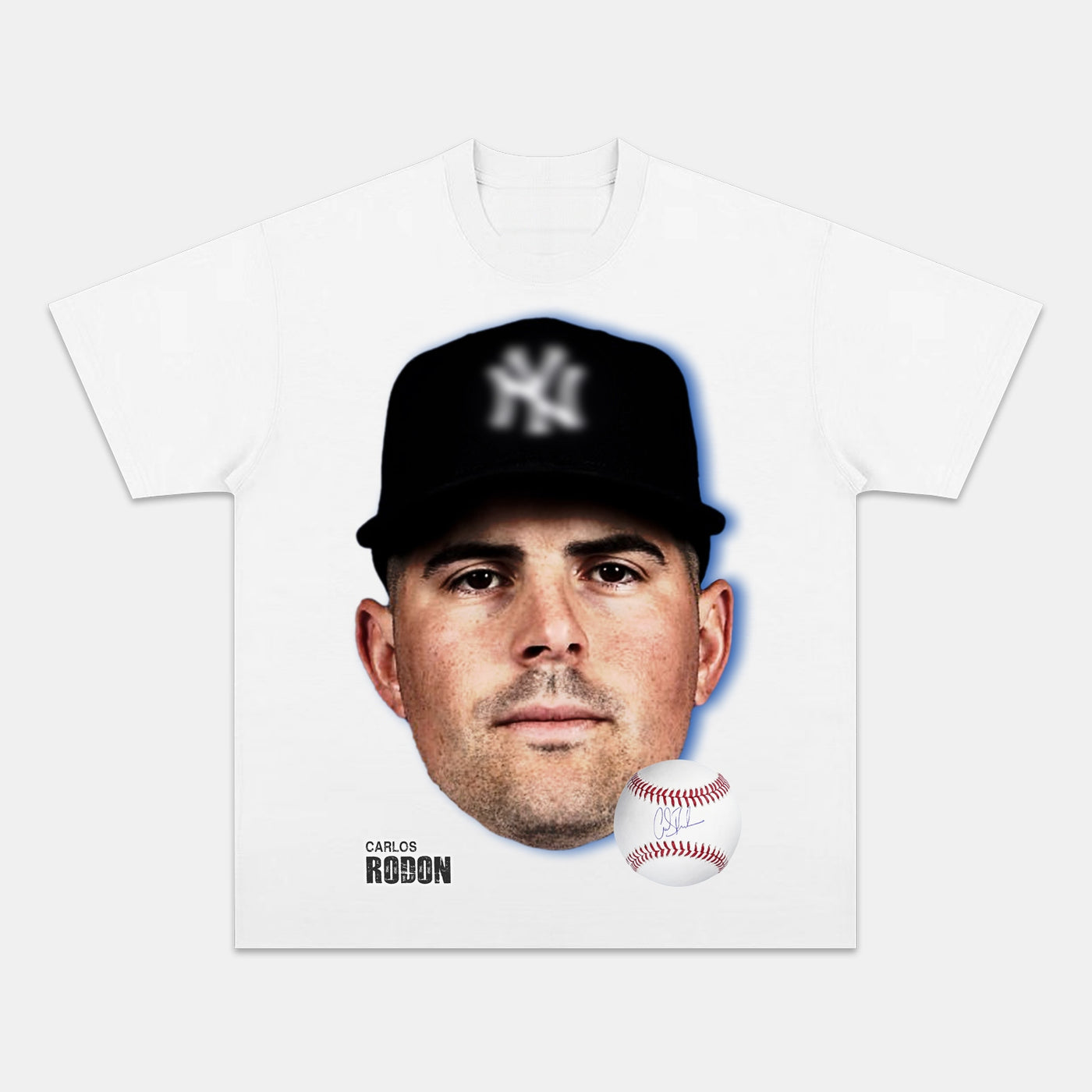 Carlos Rodón NY Baseball Vintage Heavyweight Graphic T-Shirt — product image 4