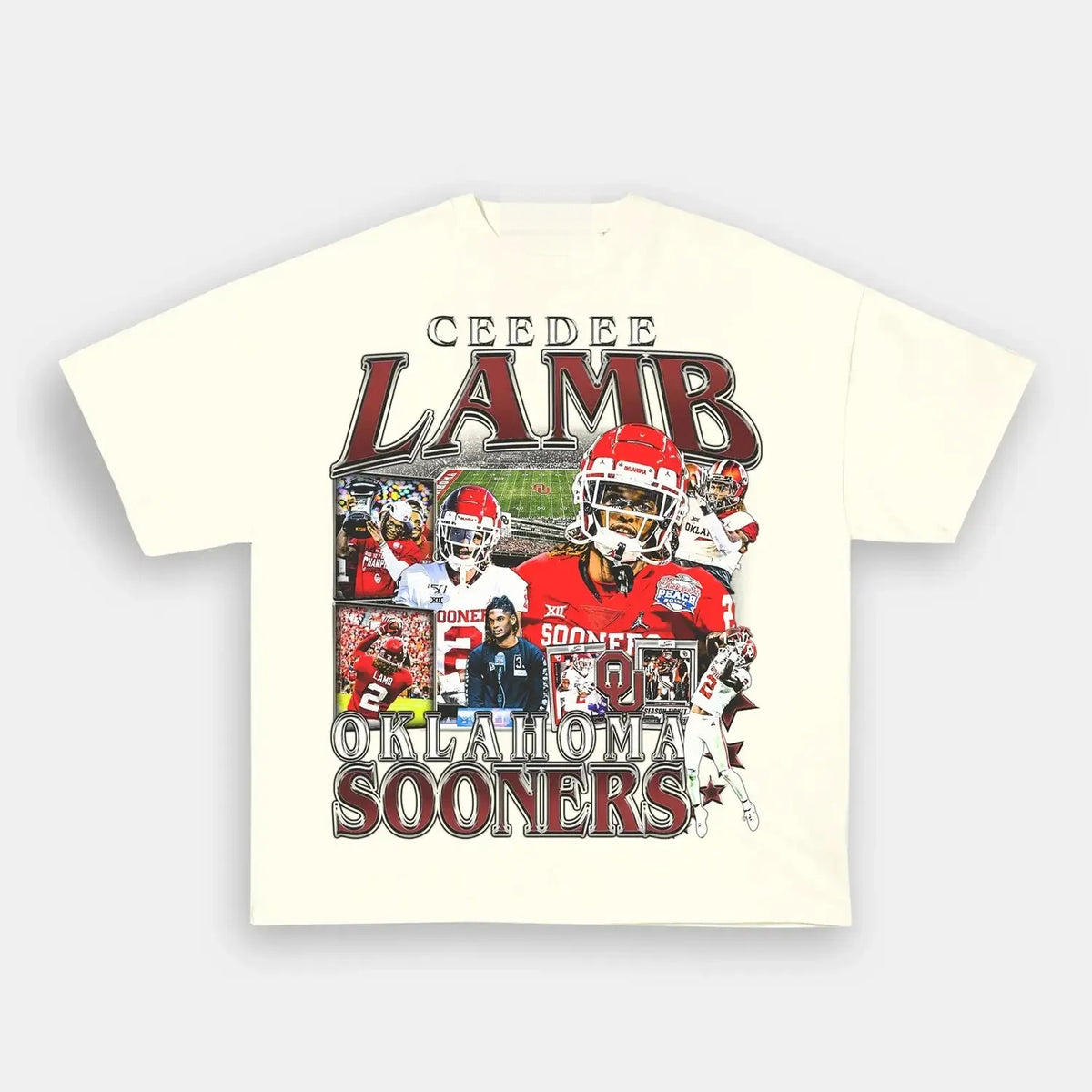 CeeDee Lamb Oklahoma Sooners Vintage Graphic Tee — product image 4