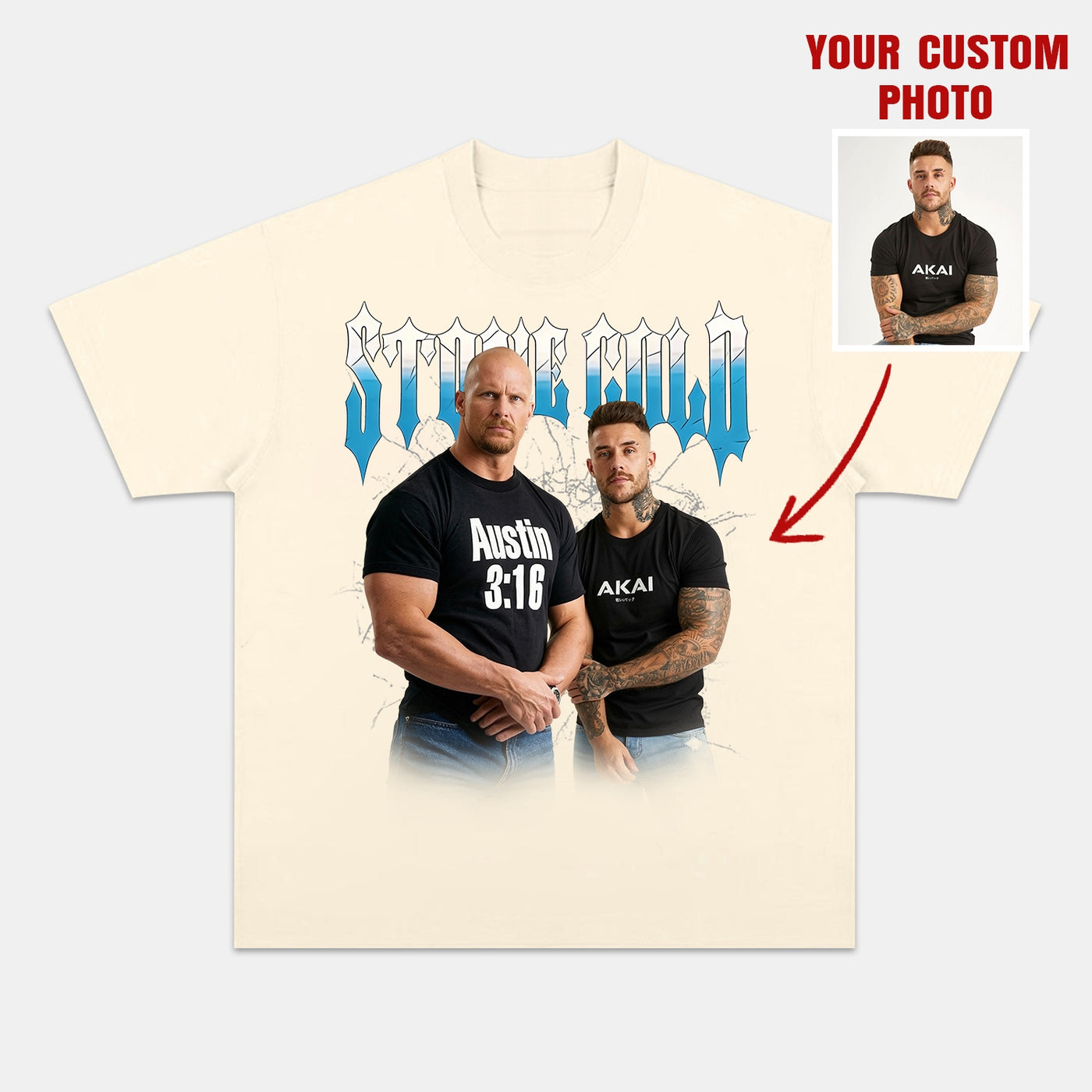 Stone Cold Steve Austin 'Austin 3:16' Vintage Wrestling Graphic Tee — product image 4