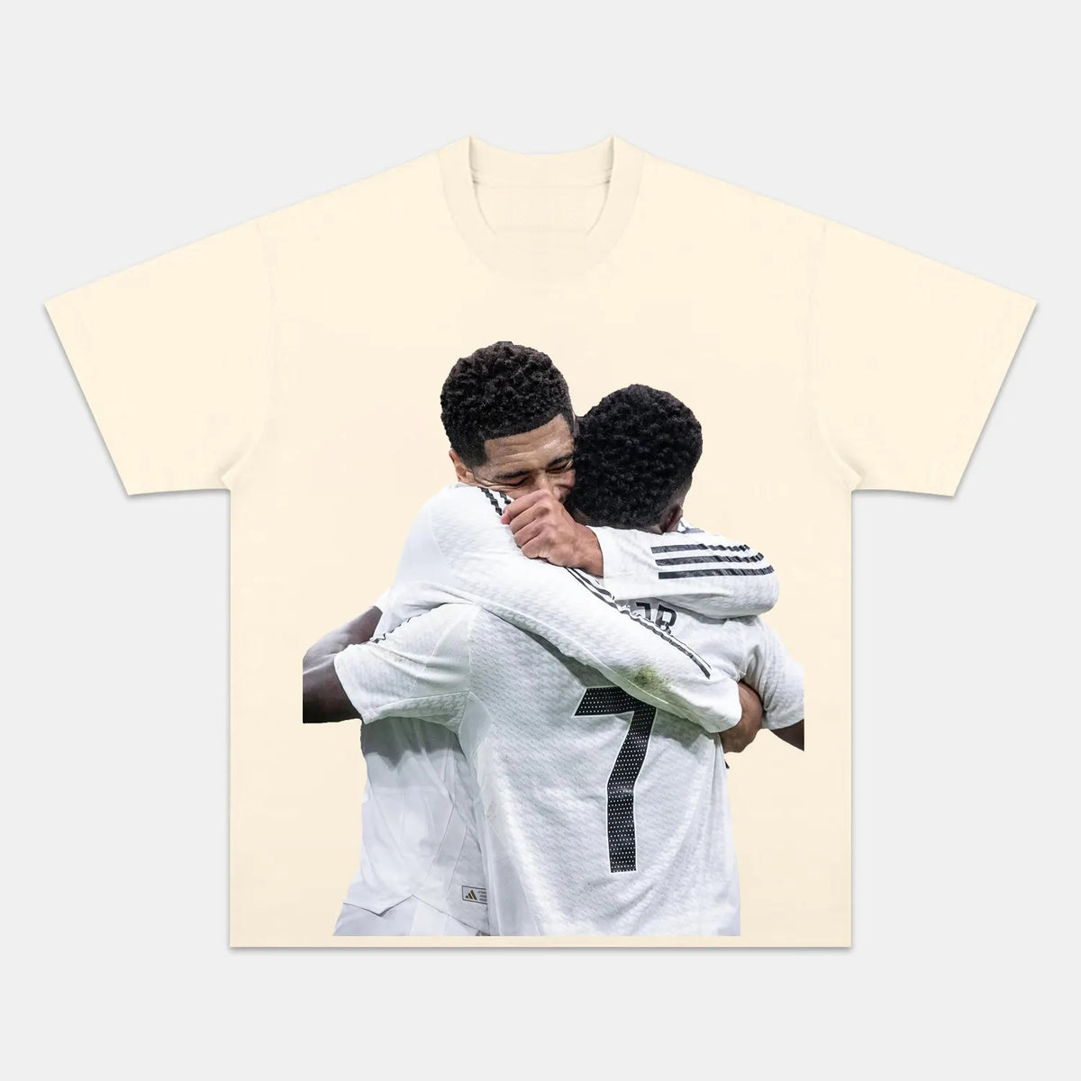 Jude Bellingham & Vinícius Jr Real Madrid Champions Graphic Tee — product image 4