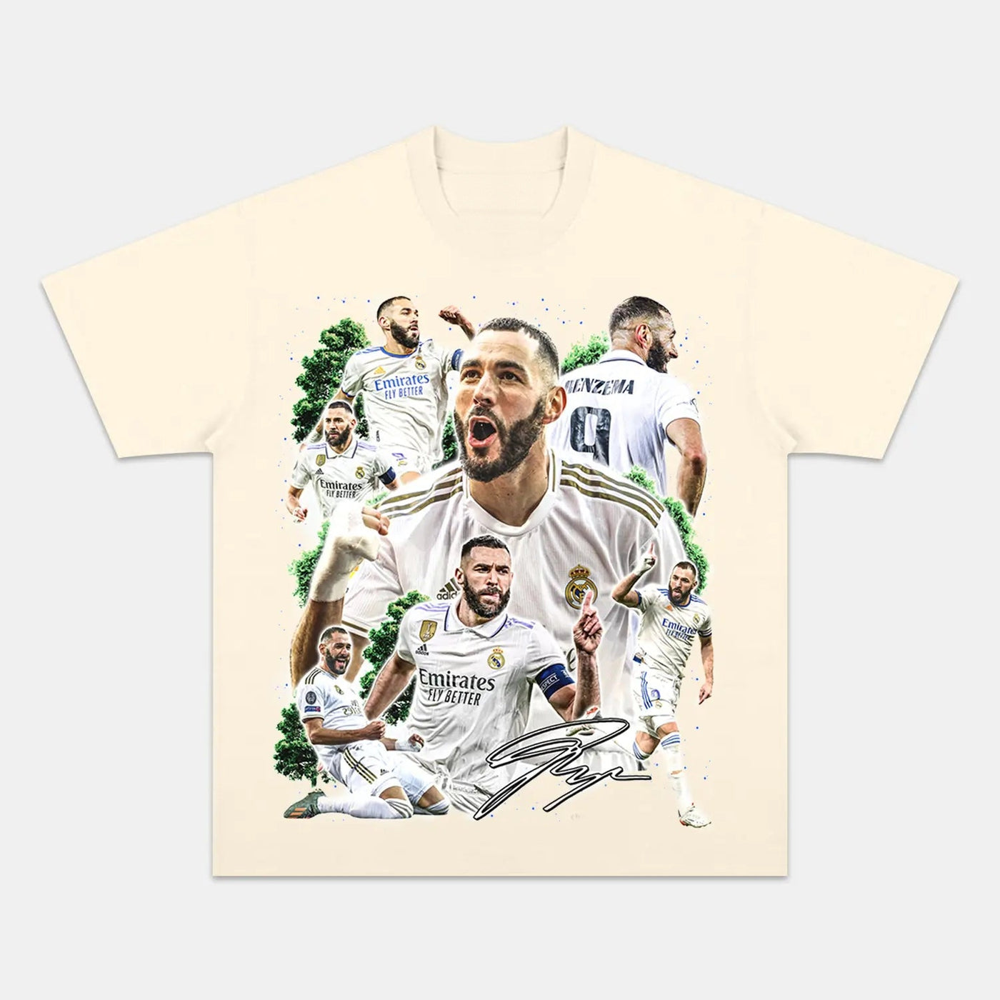 Karim Benzema Ballon d'Or Vintage Heavyweight Graphic T-Shirt — product image 4