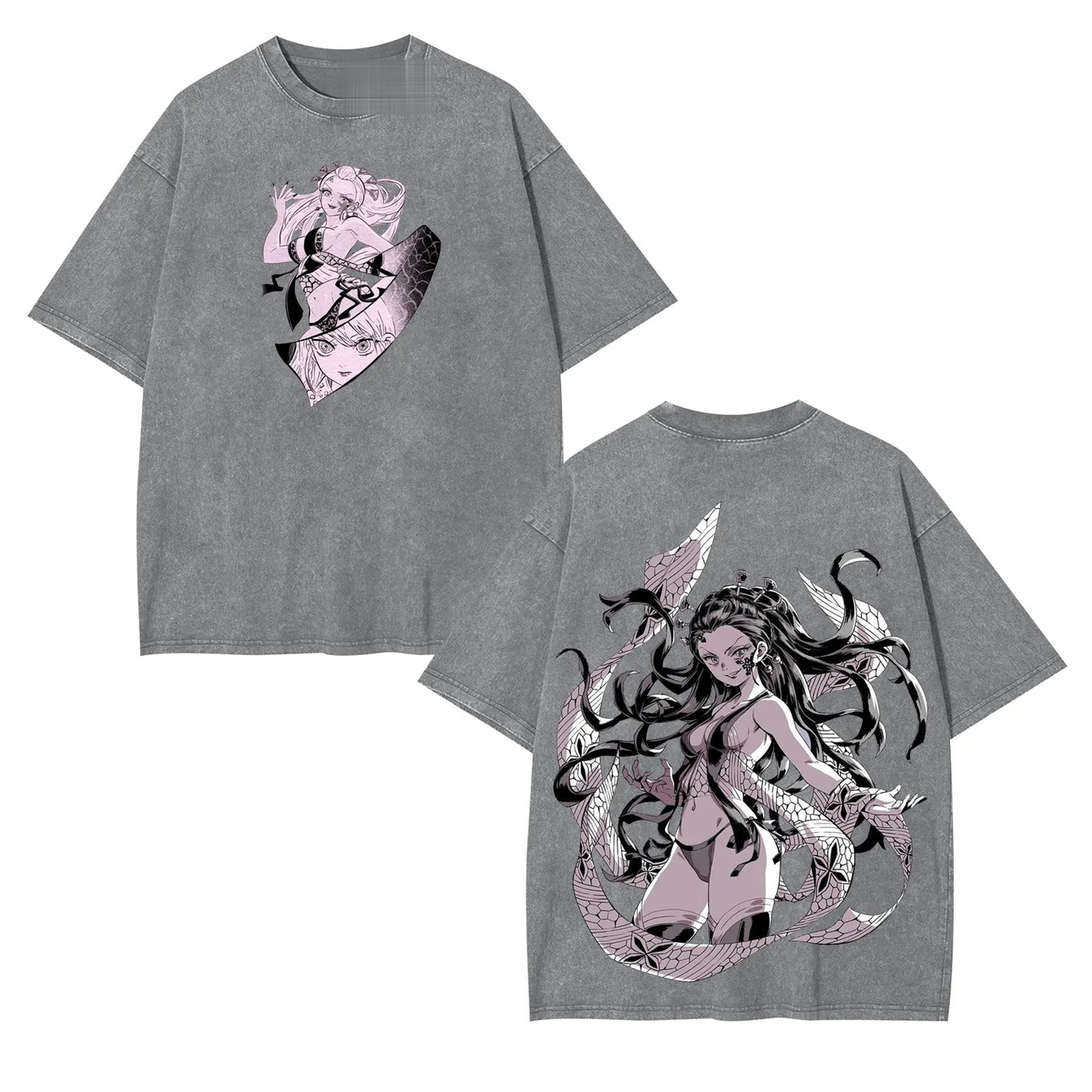 Daki Upper Moon 6 Demon Slayer Vintage Heavyweight Graphic T-Shirt — product image 4