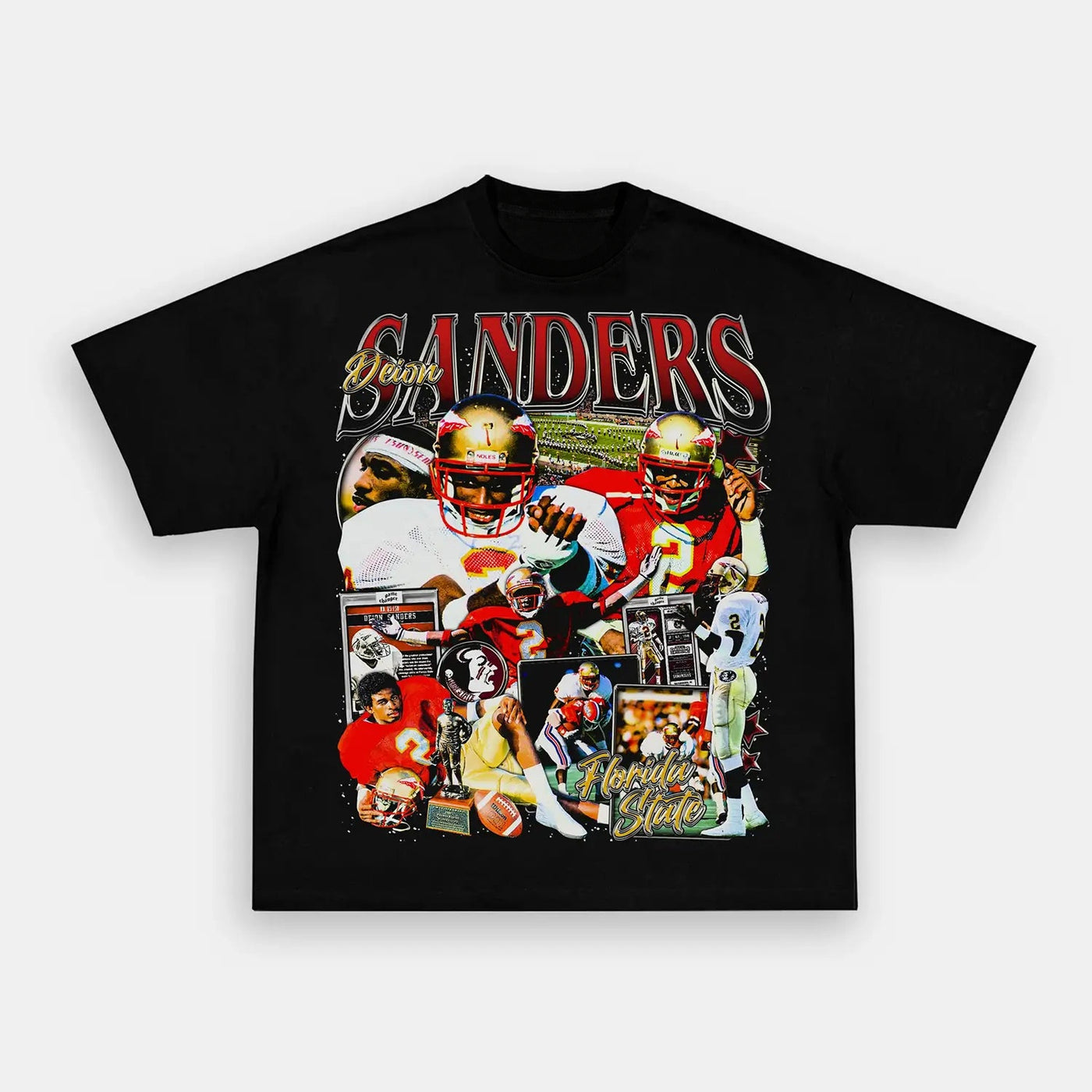 Deion Sanders Prime Time FSU Vintage Graphic Tee — product image 5