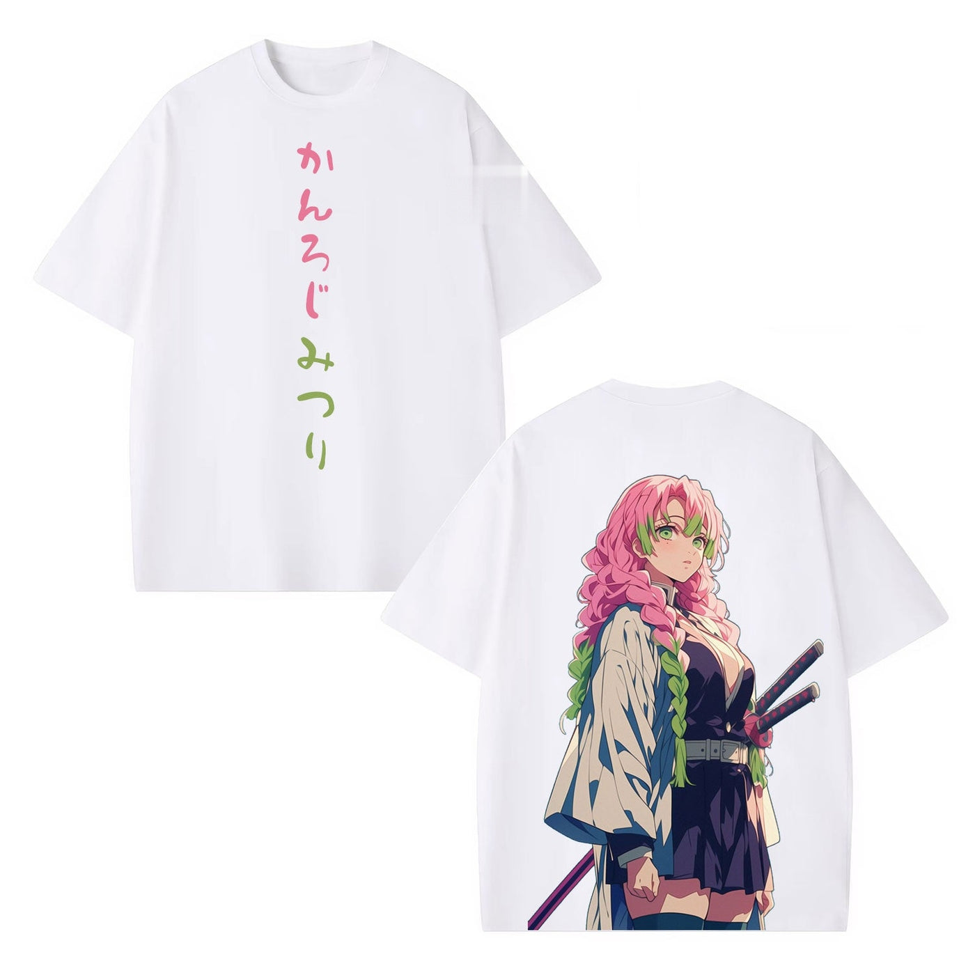 Mitsuri Kanroji Demon Slayer Vintage Heavyweight Graphic T-Shirt — product image 5