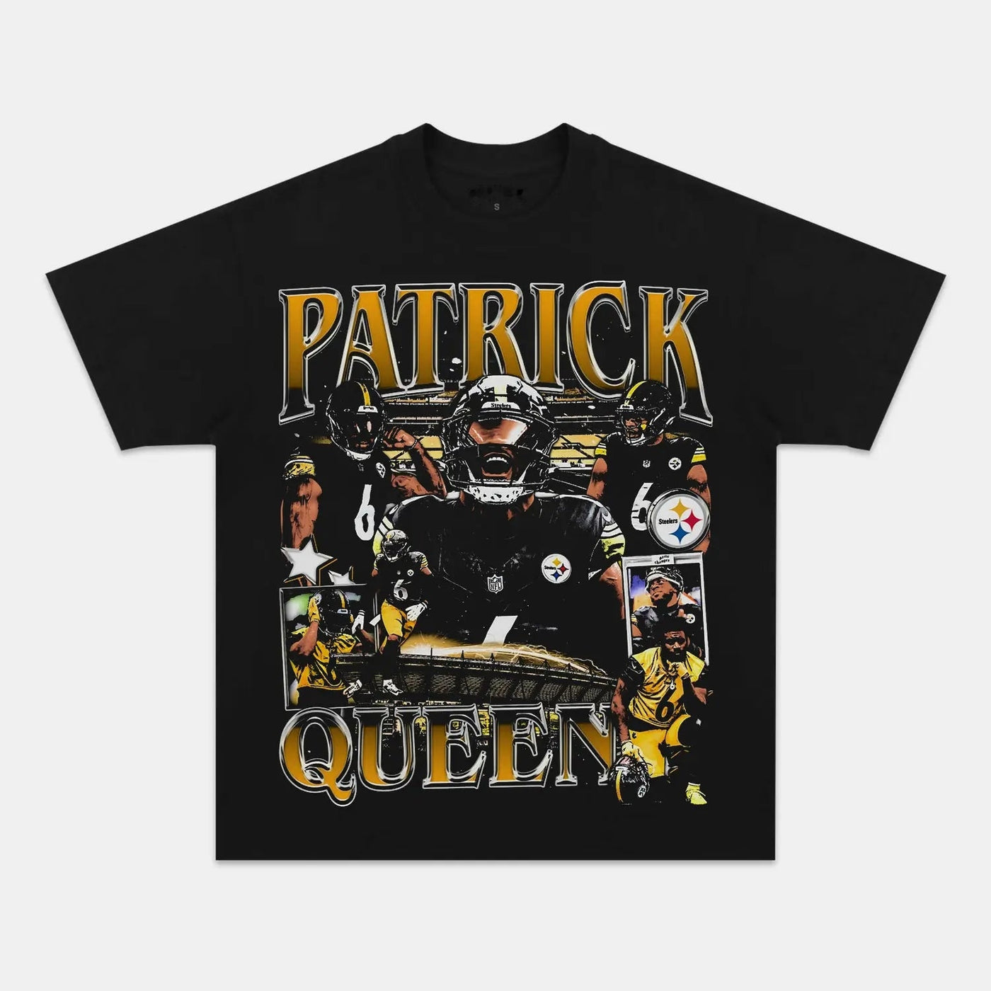 Patrick Queen Pittsburgh Football Vintage Graphic Tee — product image 6