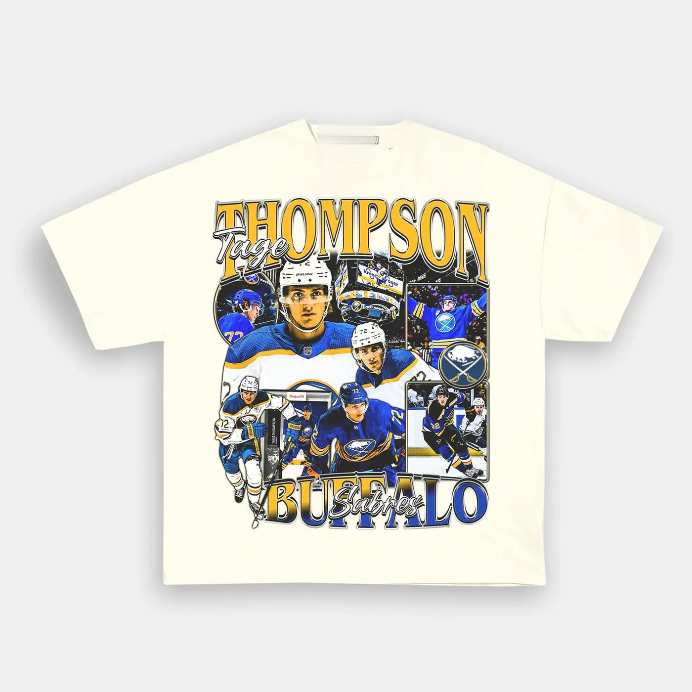 Tage Thompson Buffalo Hockey Vintage Heavyweight Graphic T-Shirt — product image 7