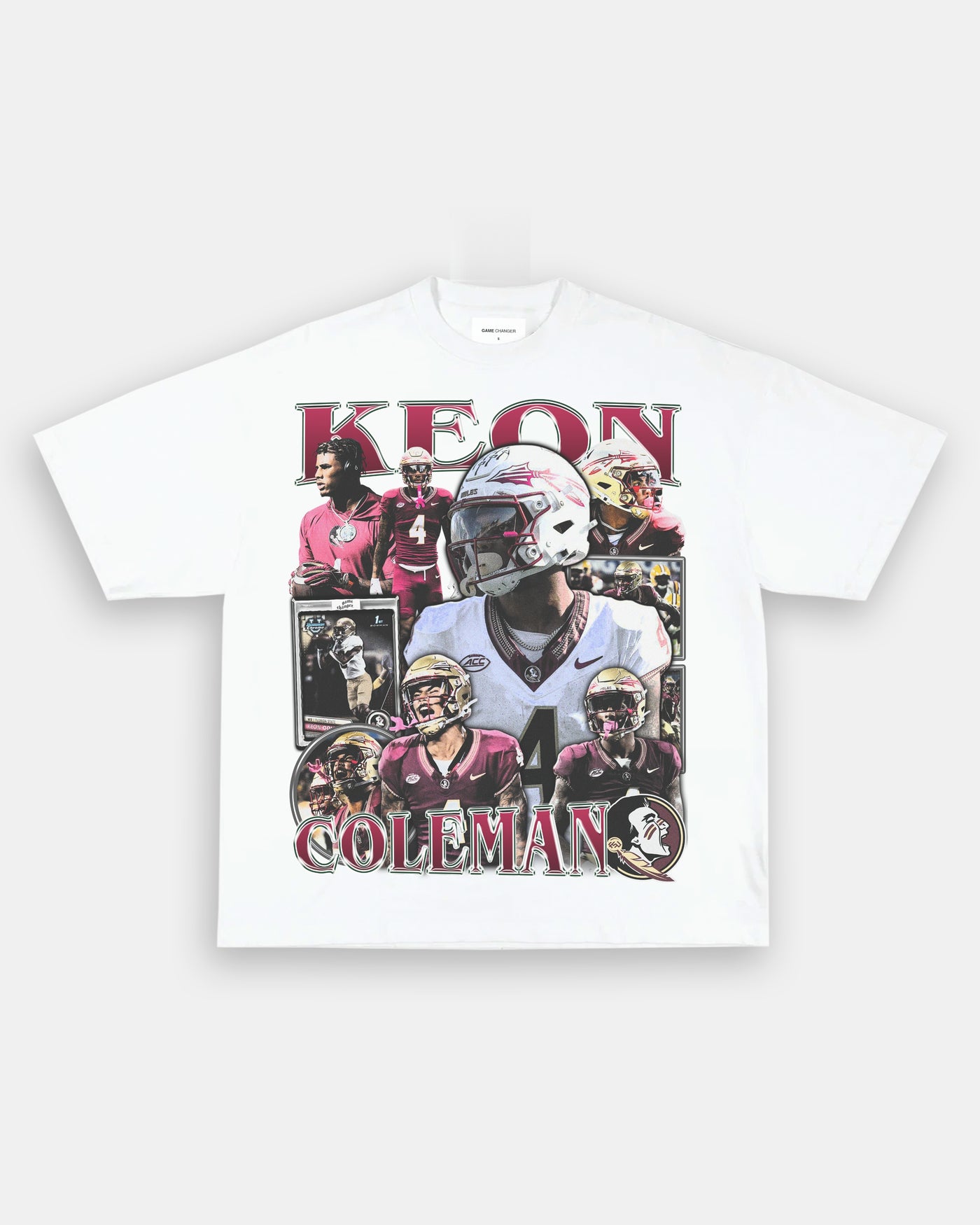 Keon Coleman Florida State Seminoles Vintage Graphic Tee — product image 8