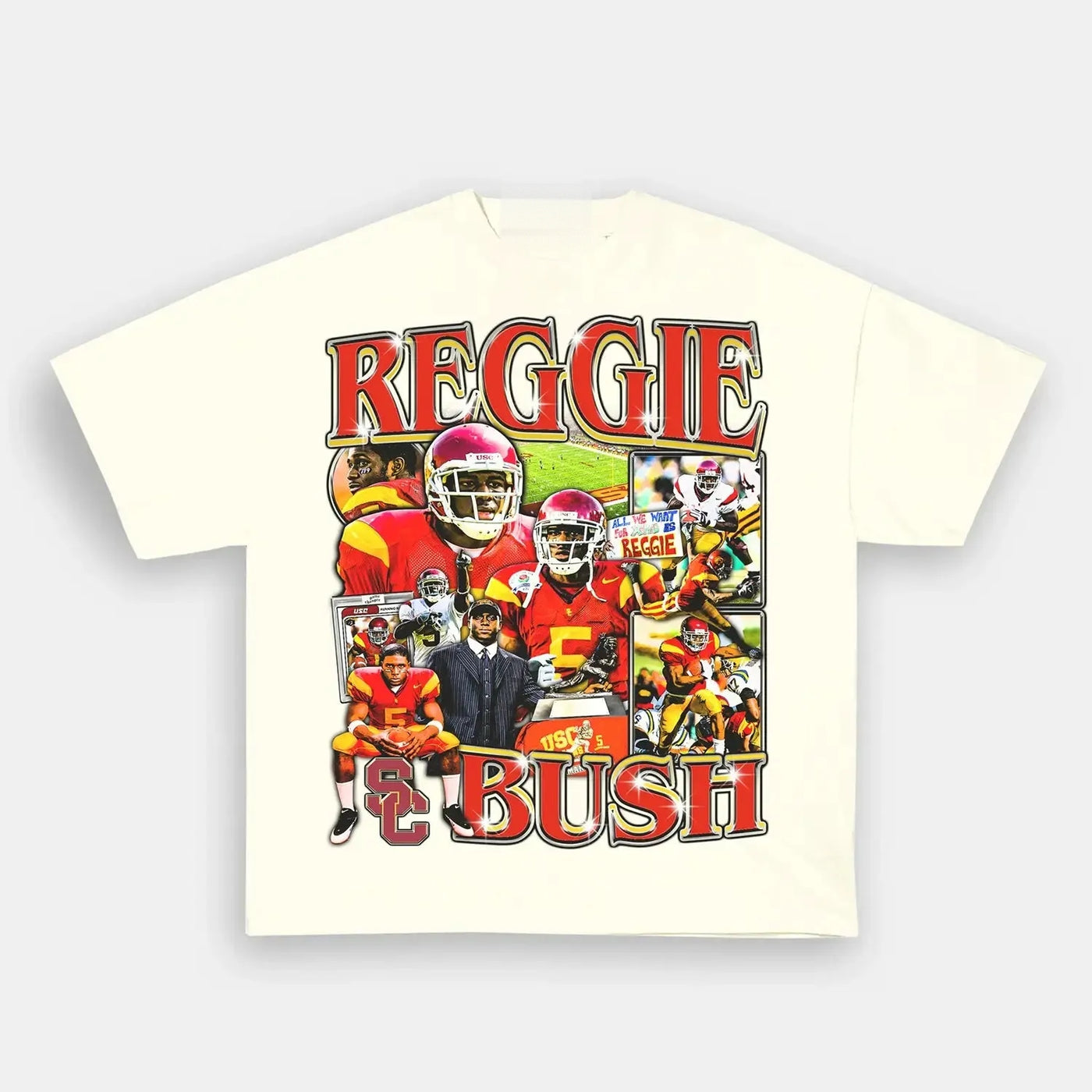 Reggie Bush USC Trojans Vintage Graphic Tee — product image 7