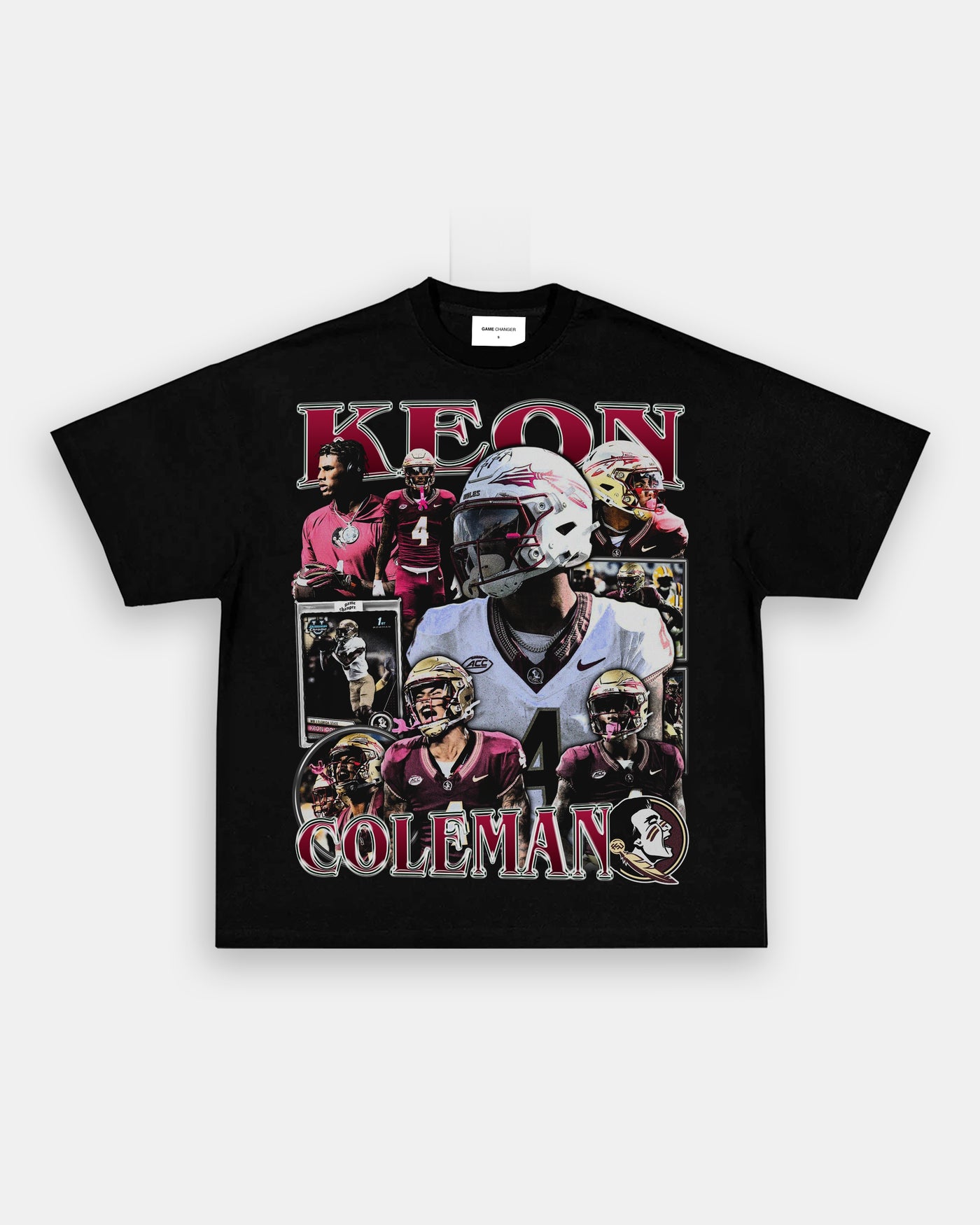 Keon Coleman Florida State Seminoles Vintage Graphic Tee — product image 9
