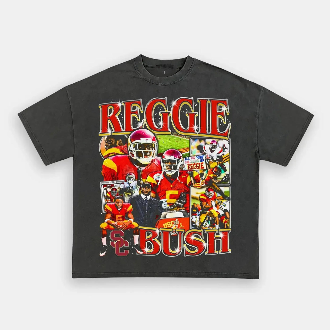 Reggie Bush USC Trojans Vintage Graphic Tee — product image 8