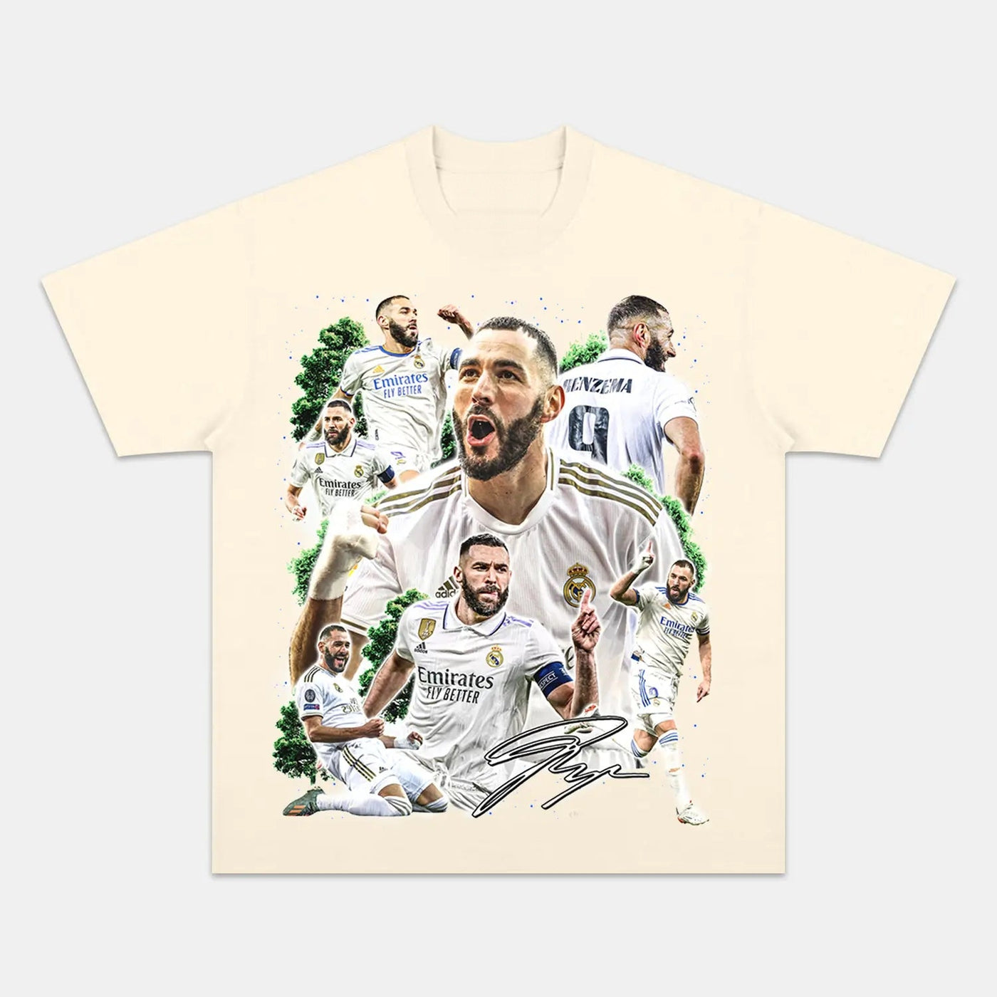 Karim Benzema Ballon d'Or Vintage Heavyweight Graphic T-Shirt — product image 8