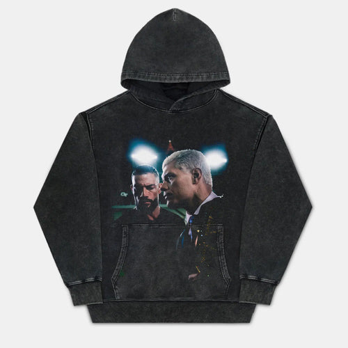 Cody Rhodes & Roman Reigns Vintage Heavyweight Graphic Hoodie — product image 2