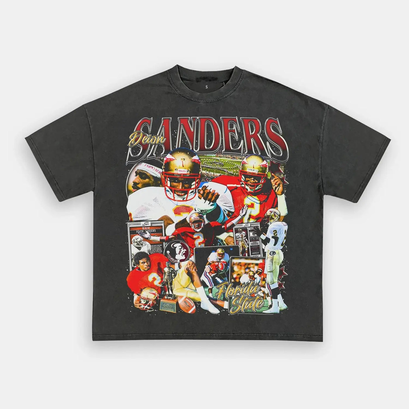 Deion Sanders Prime Time FSU Vintage Graphic Tee — product image 8