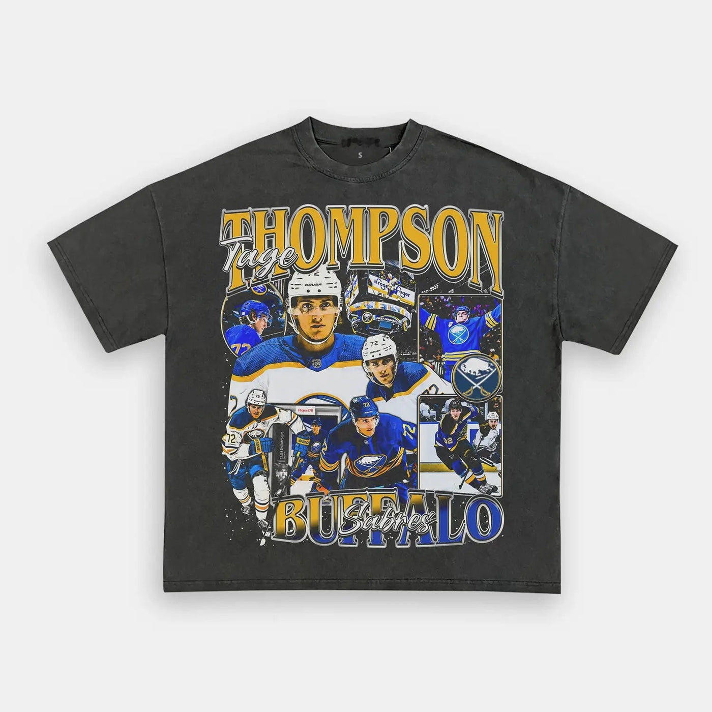 Tage Thompson Buffalo Hockey Vintage Heavyweight Graphic T-Shirt — product image 8
