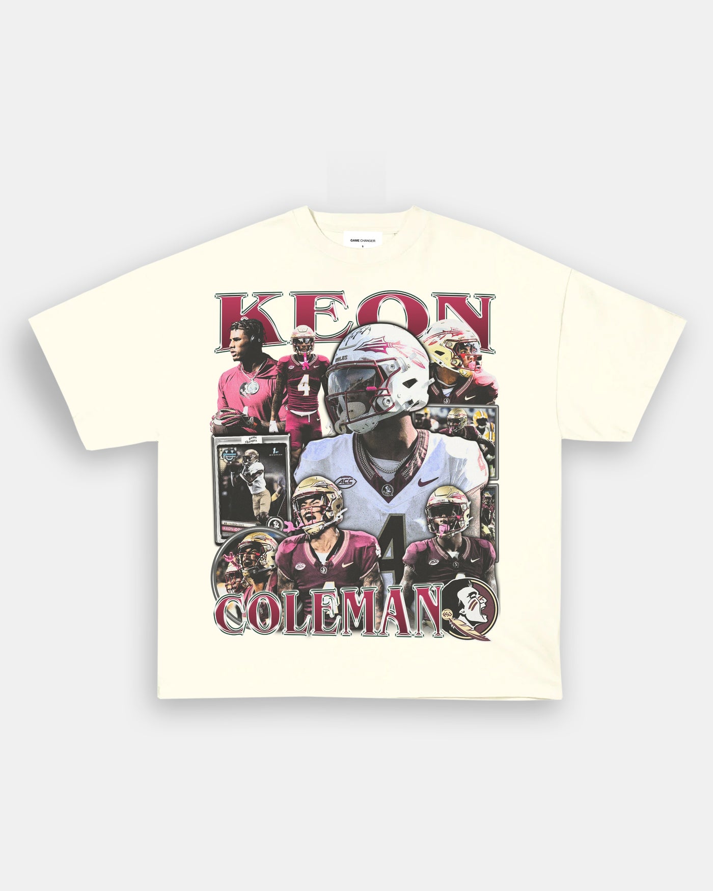 Keon Coleman Florida State Seminoles Vintage Graphic Tee — product image 10