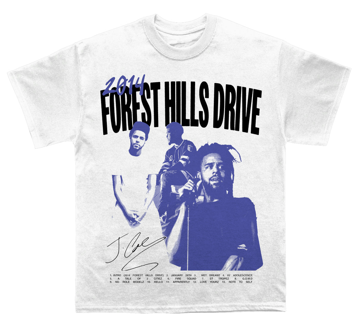 J Cole "Forest Hills Drive Album" TEE - view 2