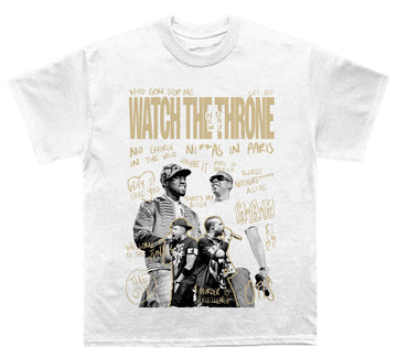 Zay Z & Kanye West "Watch The Throne" Sketchbook TEE