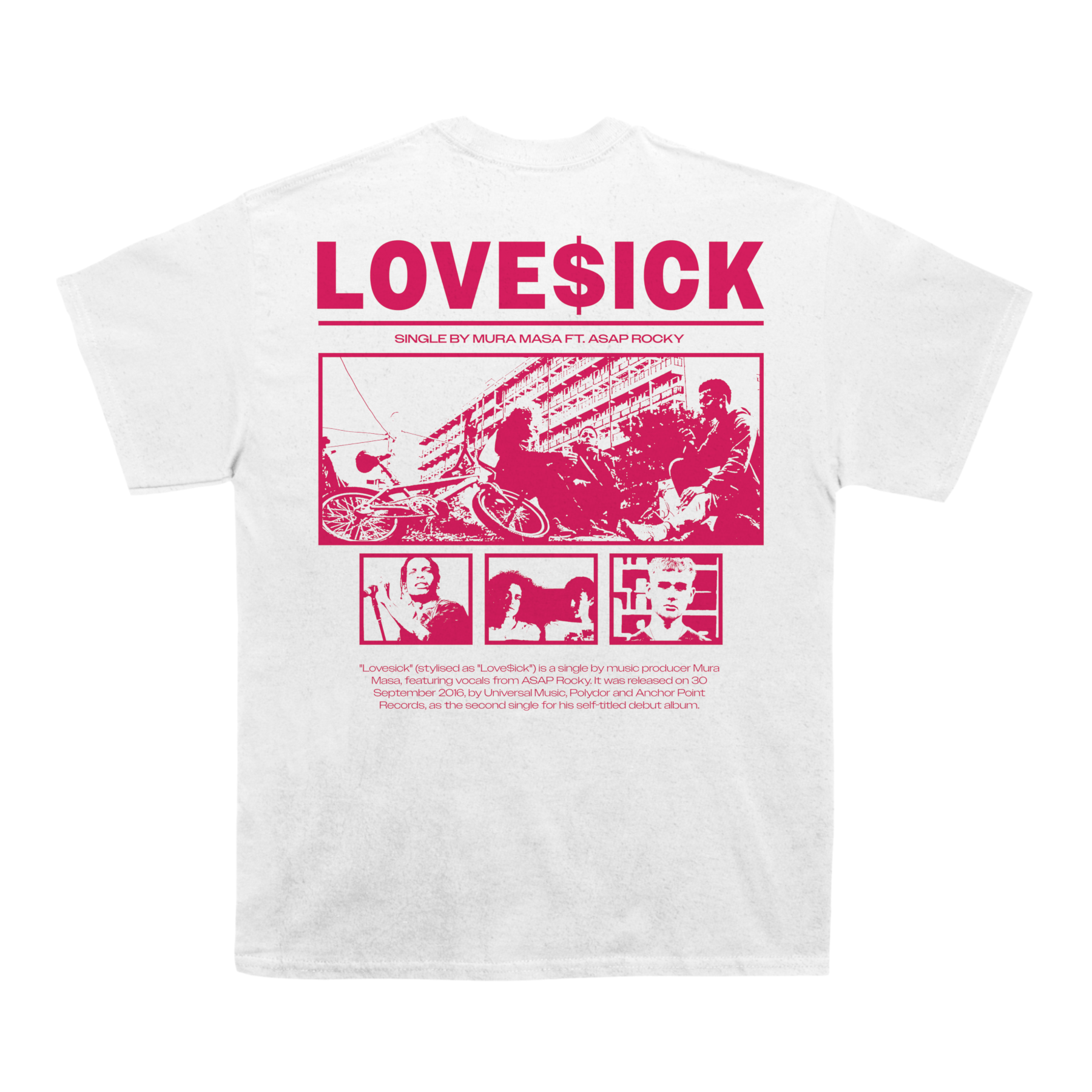 Asap Rocky "Lovesick" Back Design TEE