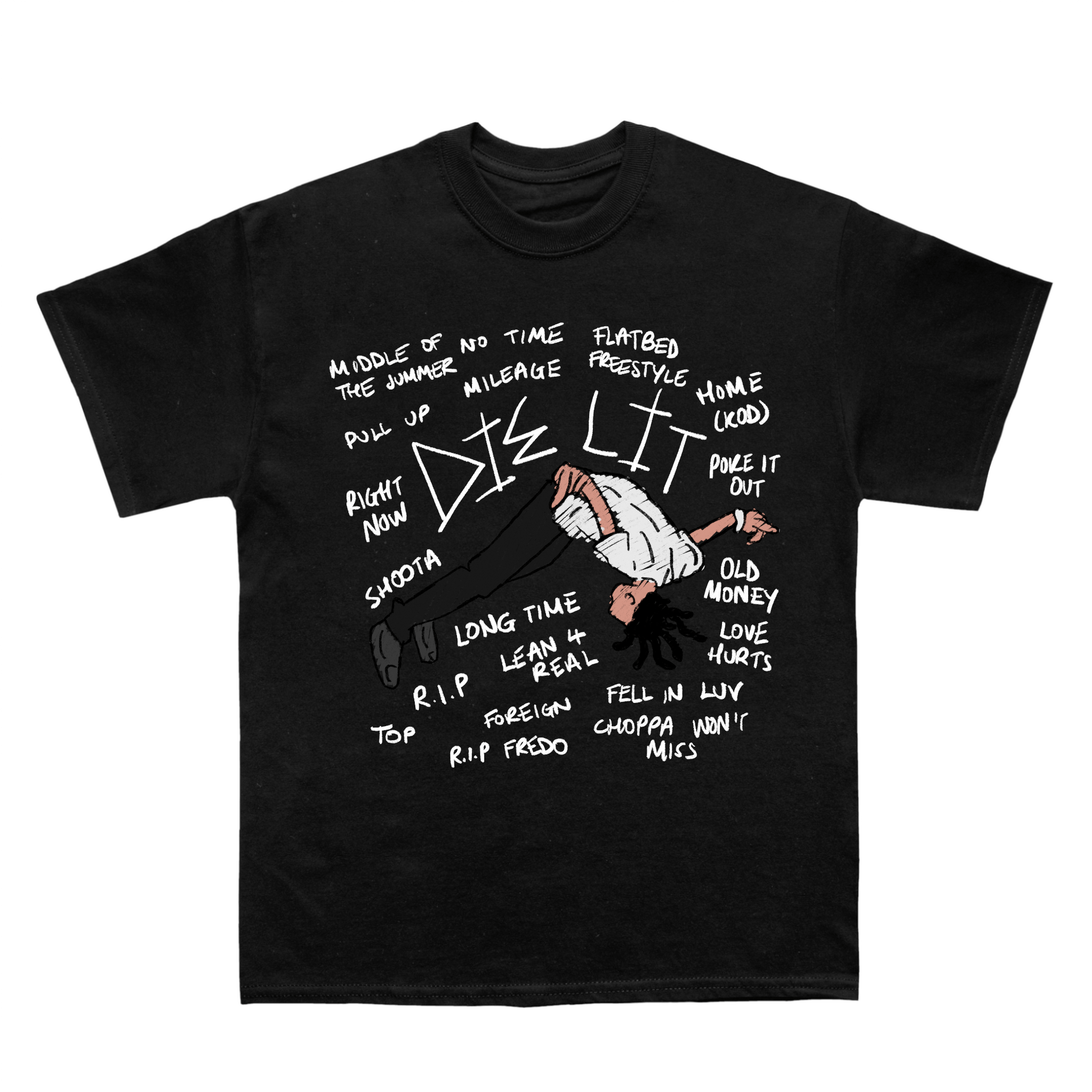 Playboi Carti " Die Lit Sketchbook " TEE