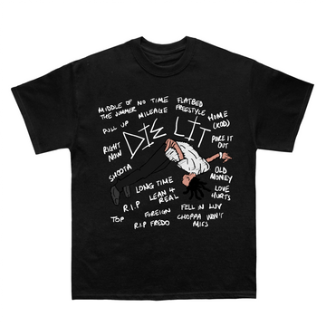 Playboi Carti " Die Lit Sketchbook " TEE