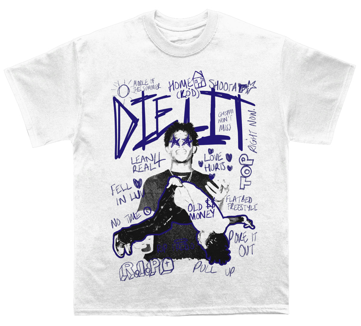Playboi Carti "Die Lit" Sketchbook TEE