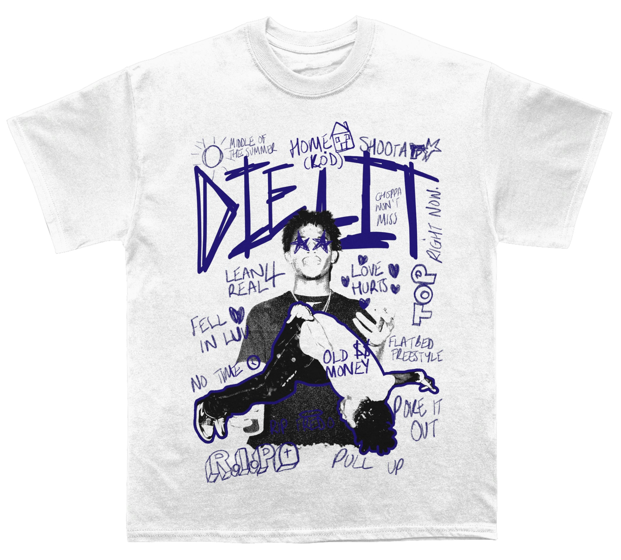 Playboi Carti "Die Lit" Sketchbook TEE