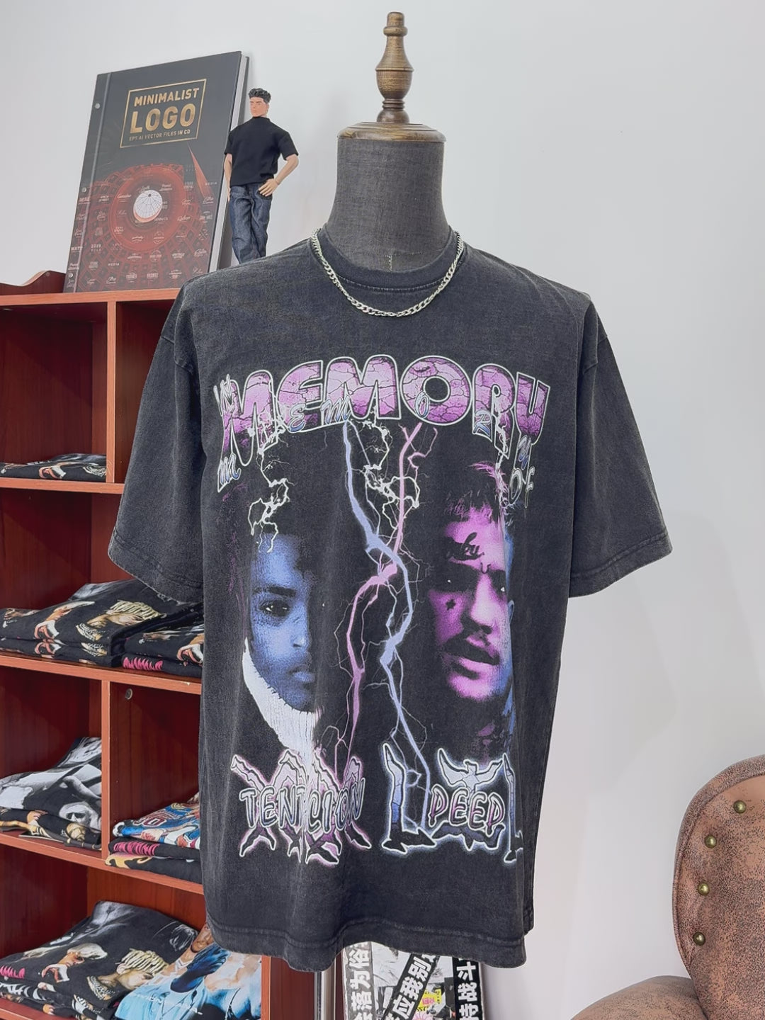 MEMORY OF XXX TENTACION LILPEEP SWEATSHIRT 2024 - view 3