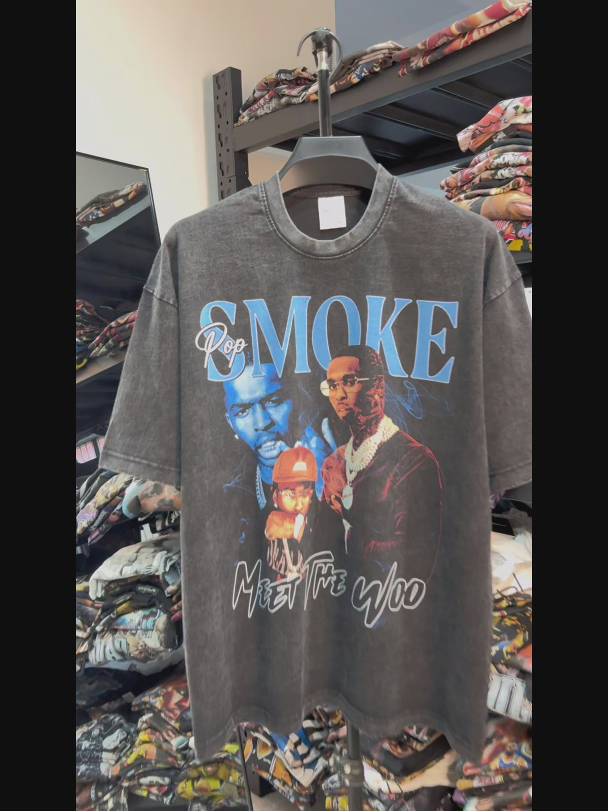 POP SMOKE "MEET THE WOO" PREMIUM TEE 2024 - view 5