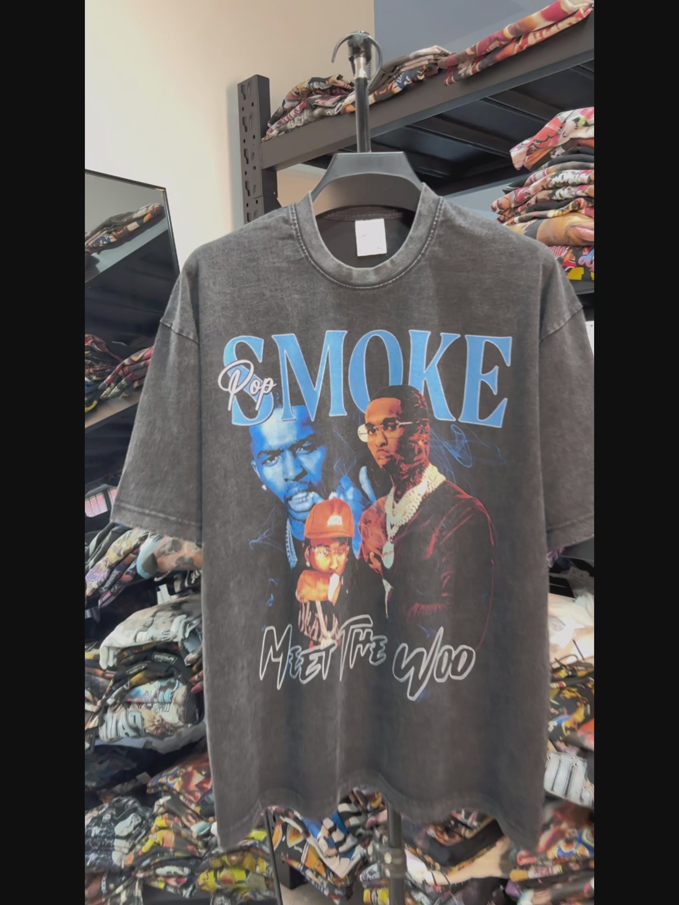 POP SMOKE "MEET THE WOO" PREMIUM TEE 2024 - view 5