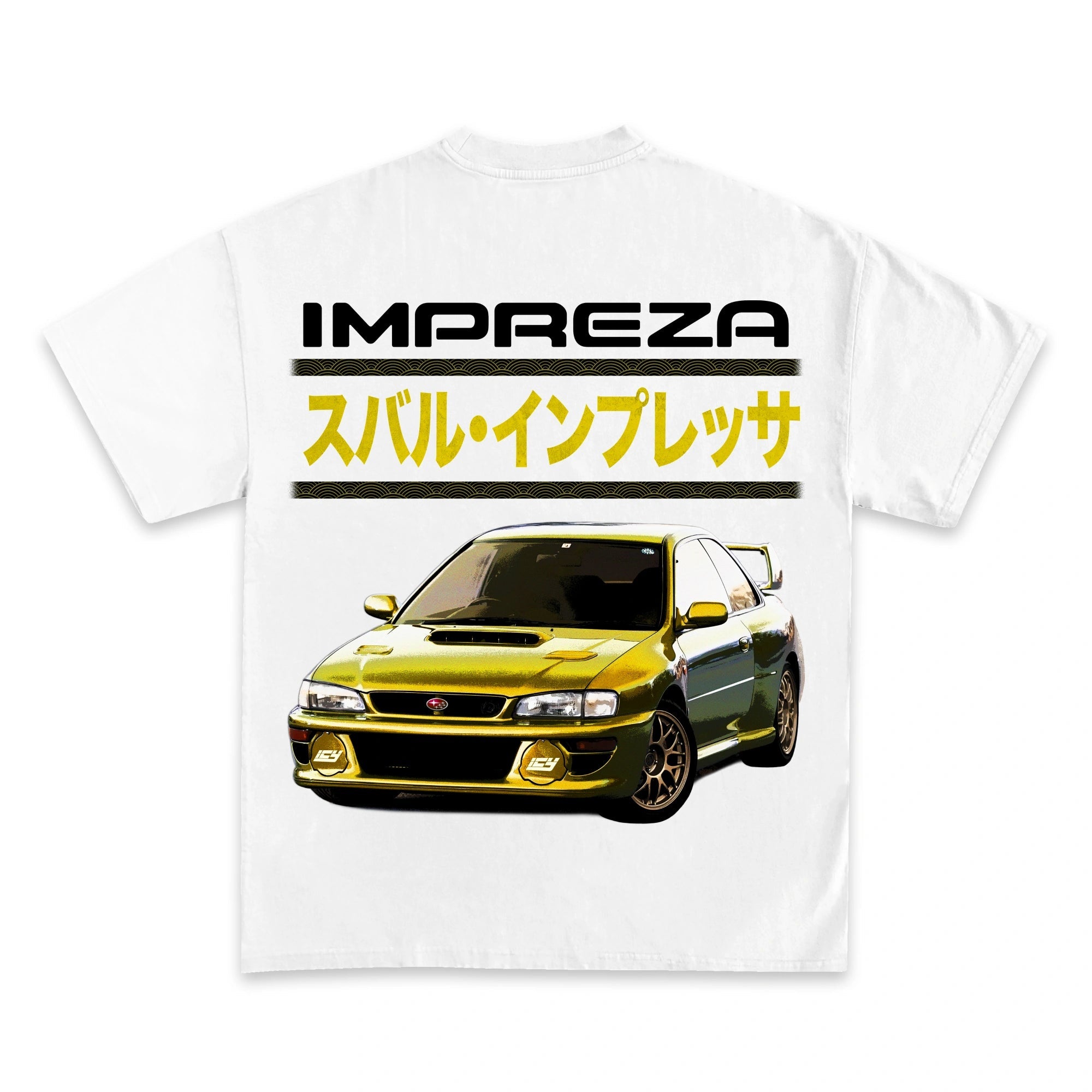 Subaru Impreza JDM Racing Back Design Graphic TEE