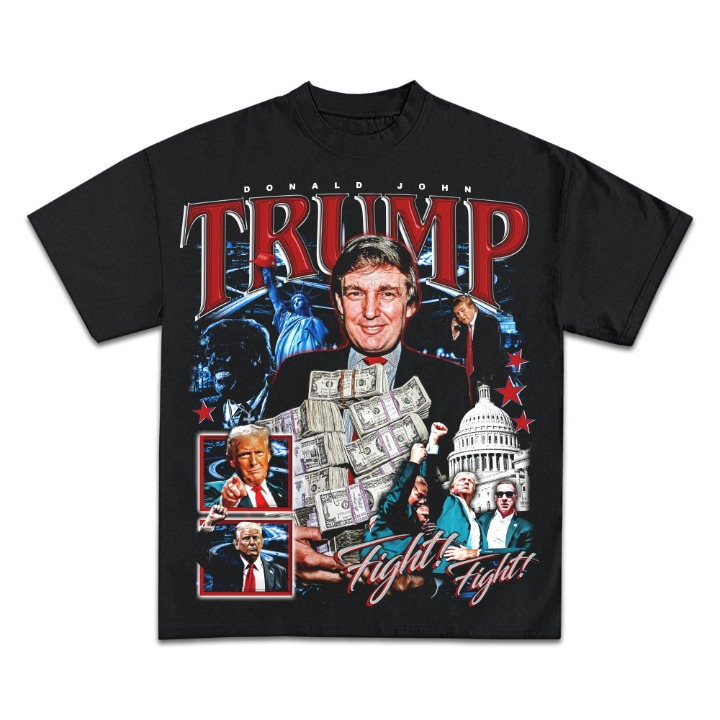 Donald Trump Back Design Graphic TEE - view 2
