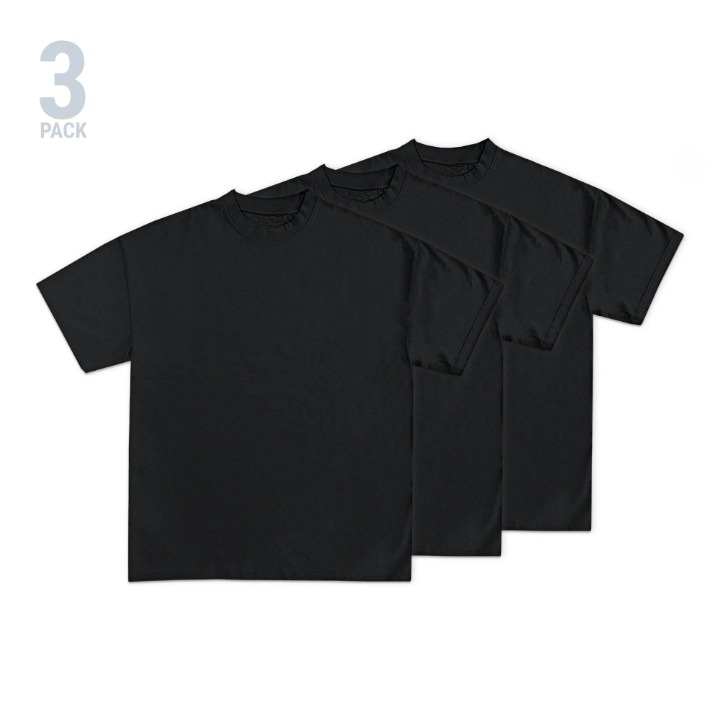 Men's 3-Pack Heavyweight Blank TEE