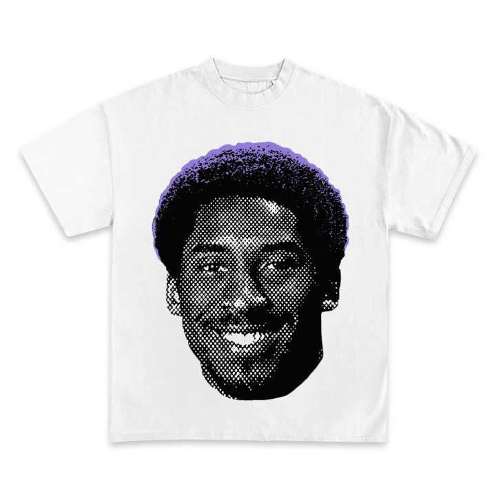 Kobe Bryant Afro Graphic TEE