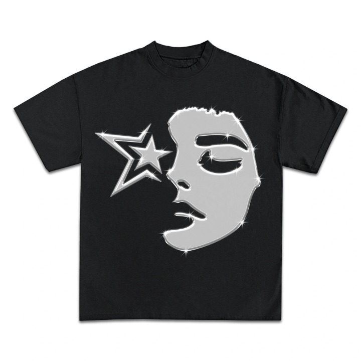 Starlit Face Graphic TEE