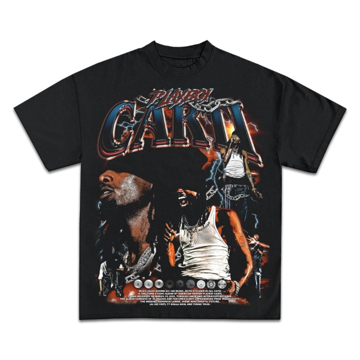 Playboi Carti Back Design Graphic TEE - view 2