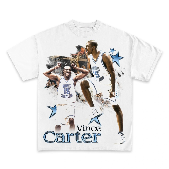 Vince Carter "UNC Tar Heels" Back Design Graphic TEE - view 2